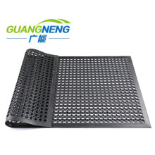 Slip Resistant Safety Drainage Rubber Floor Mat for Kitchens